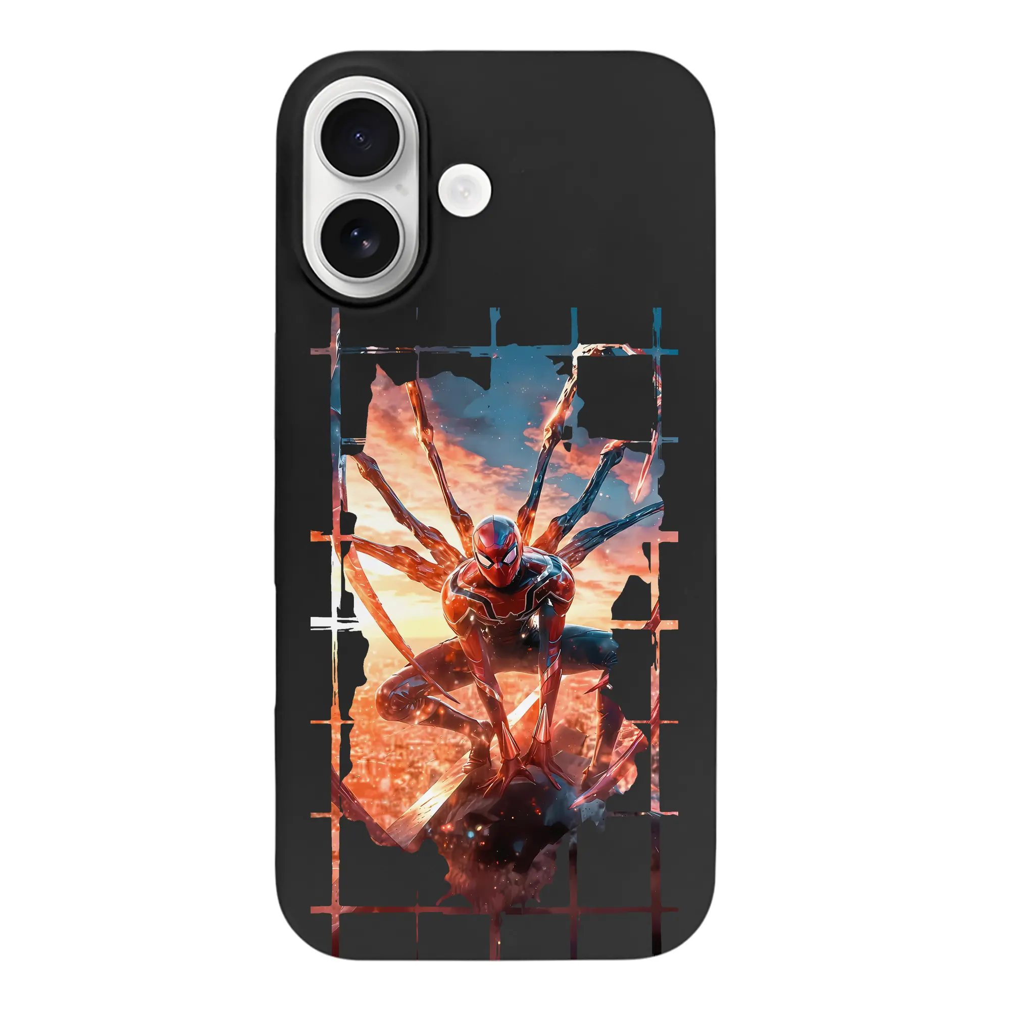 アベンジャーズ (Avenjāzu) グッズ スパイダーマン（Spider-Man） - iPhone 17 シリーズ シリコンケース 薄型 耐衝撃 指紋防止 ソフトタッチカバー 精密フィット 傷防止 保護ケース iPhone 17/17 Air/17 Pro/17 Pro Max 対応